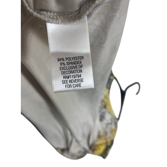 Y2K Apt 9 Butterfly Top Blouse Women's M Short Sleeve Embellished Embroidered - Picture 5 of 6